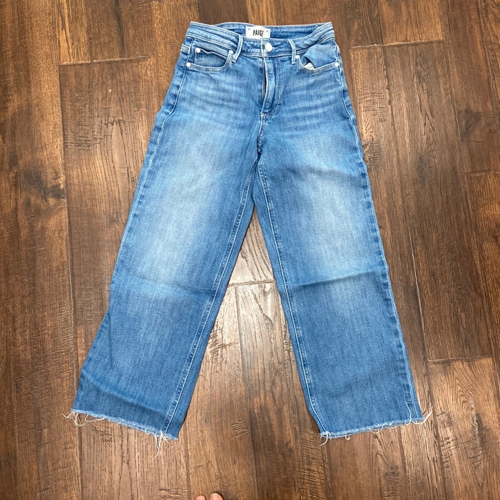 Paige wide leg jeans